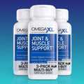 Pack of 3 OmegaXL Joint Support Supplement, for Relief - Natural Muscle Support 300 Soft