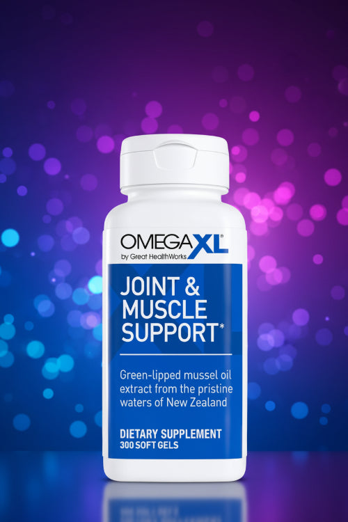 Pack of 3 OmegaXL Joint Support Supplement, for Relief - Natural Muscle Support 300 Soft