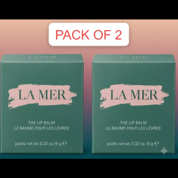 PACK OF 2 La Mer The Lip Balm 0.32 oz 9g NeW &FRESH STOCK & Sealed Box