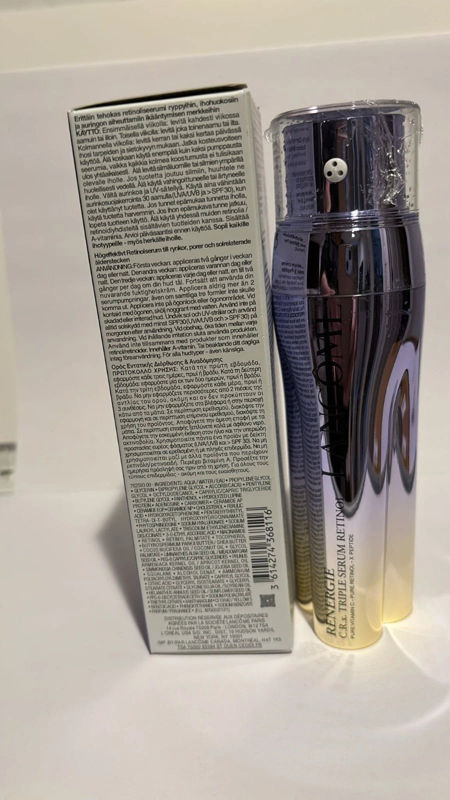 Lancôme Rénergie C.R.x Triple Serum Retinol 1.7 oz / 50mL – New in Box