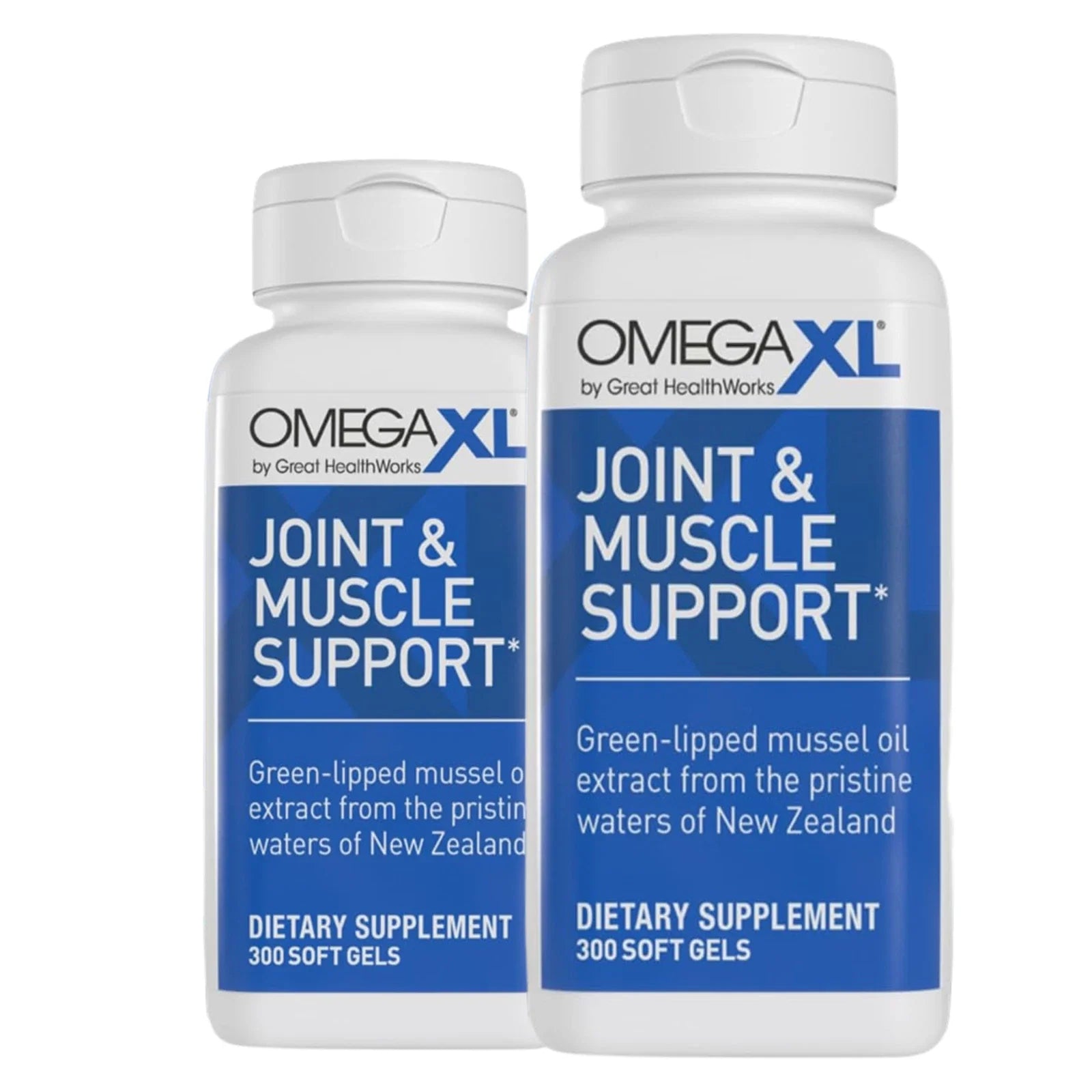 Pack of 2 Omega-XL 300 Count Softgels Joint Pain Relief – Potent Small Softgels