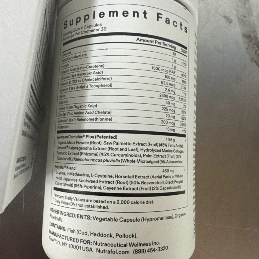 NUTRAFOL "Women's Balance" Hair Growth Supplements (120 Pills)