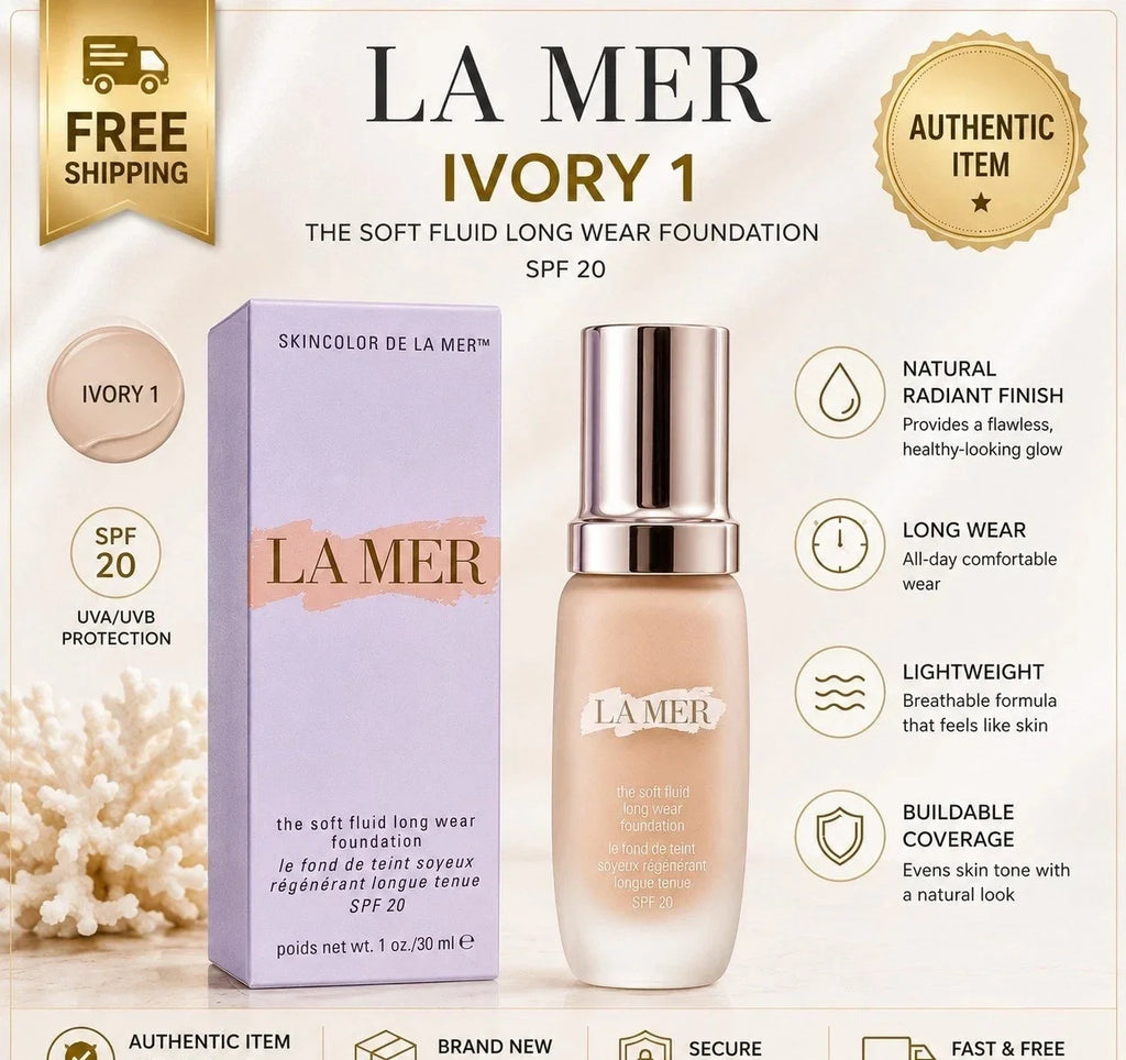 La Mer The Soft Fluid Long Wear Foundation 1oz SPF 20 SEALED